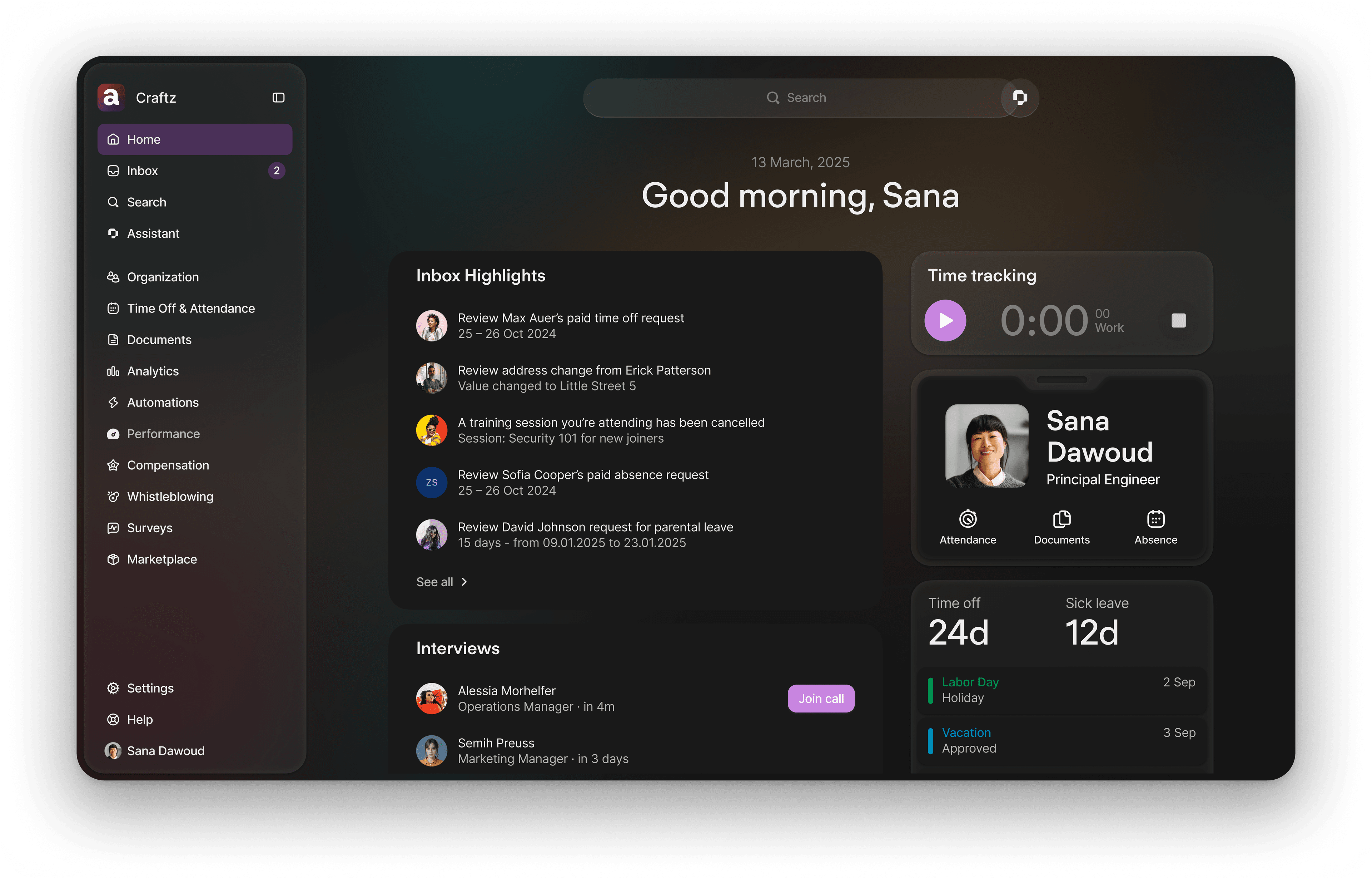 Home 2.0 dashboard hero